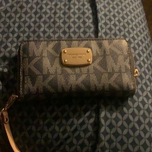 Blue Micheal kors wallet